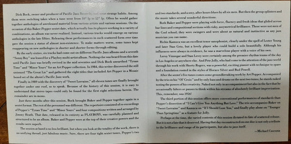 Chet Baker & Art Pepper : The Route (CD, Comp)