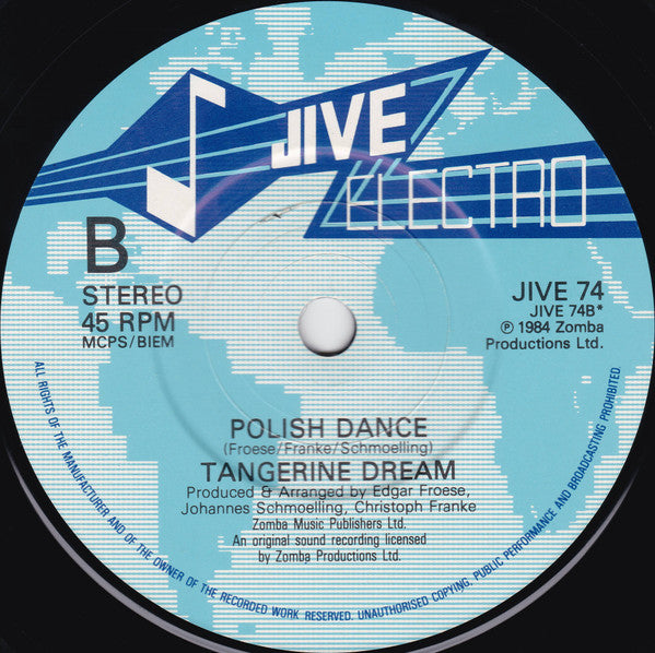 Tangerine Dream : Warsaw In The Sun (7", Single)