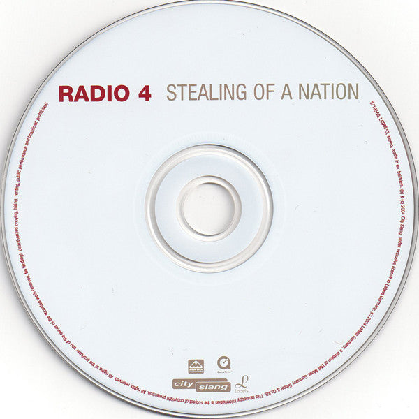 Radio 4 : Stealing Of A Nation (CD, Album, Enh, Promo)