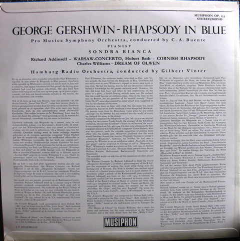 George Gershwin : Rhapsody In Blue (LP, Comp)
