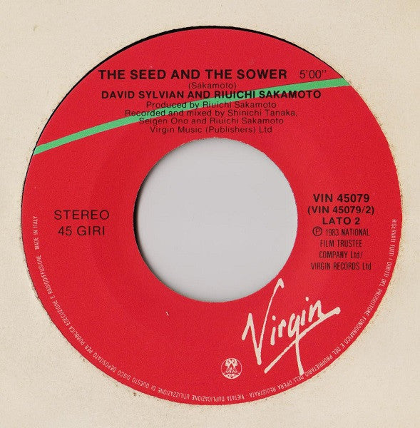 David Sylvian - Riuichi Sakamoto* : Forbidden Colours (7", Single)