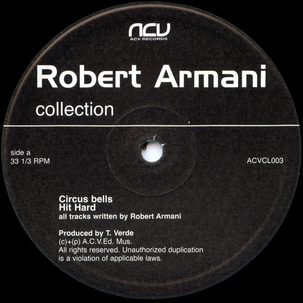 Robert Armani : Collection (12", Comp)