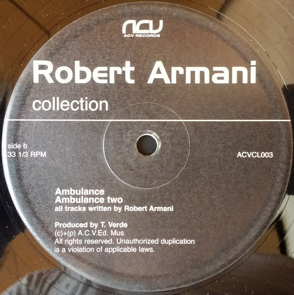 Robert Armani : Collection (12", Comp)
