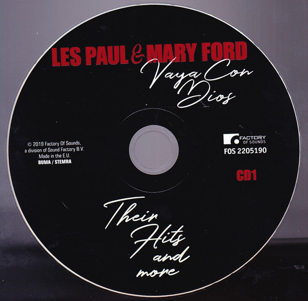 Les Paul & Mary Ford : Vaya Con Dios - Their Hits And More (2xCD, Comp, RM)