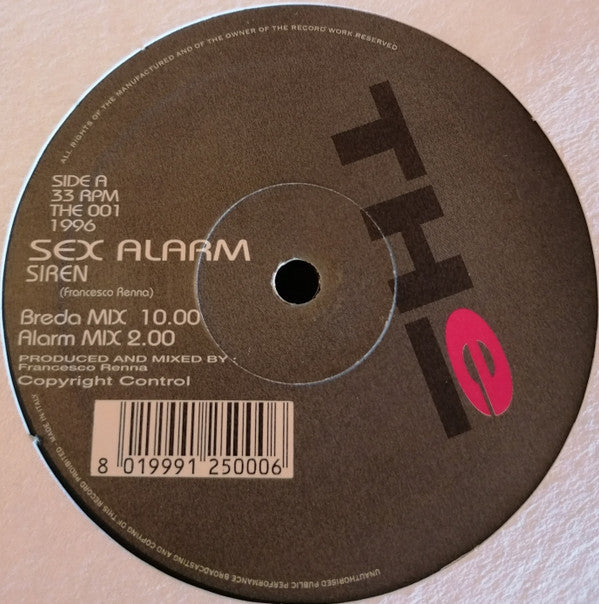 Sex Alarm : Siren (12", Gen)