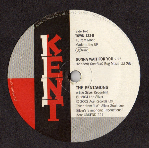 The Themes / The Pentagons : Do Yourself A Favor / Gonna Wait For You (7", Single, Mono)