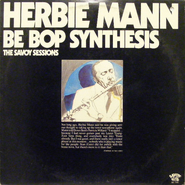 Herbie Mann : Be Bop Synthesis (LP, Album, Mono, RE)