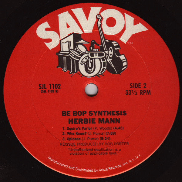Herbie Mann : Be Bop Synthesis (LP, Album, Mono, RE)