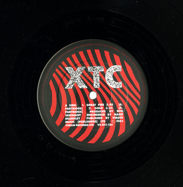 XTC : Great Fire (12")