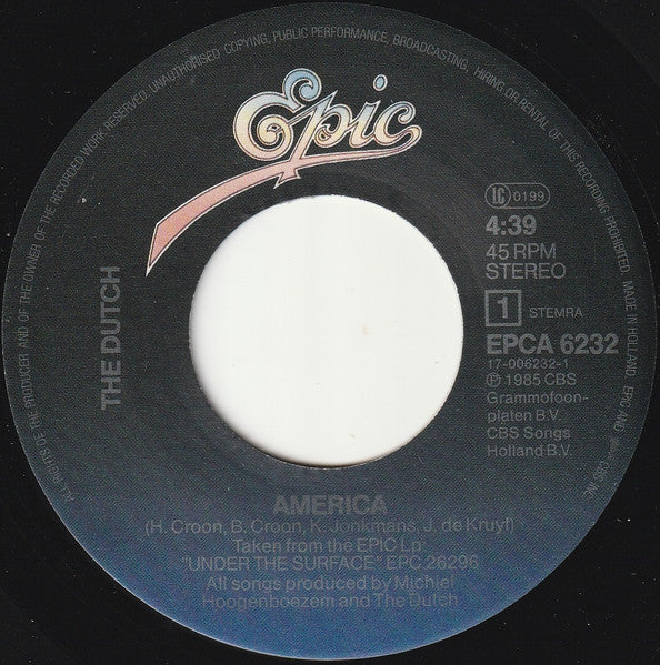 The Dutch : America (7", Single)
