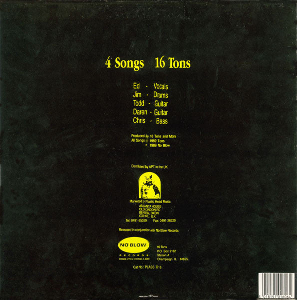 Sixteen Tons : 4 Songs 16 Tons (12")