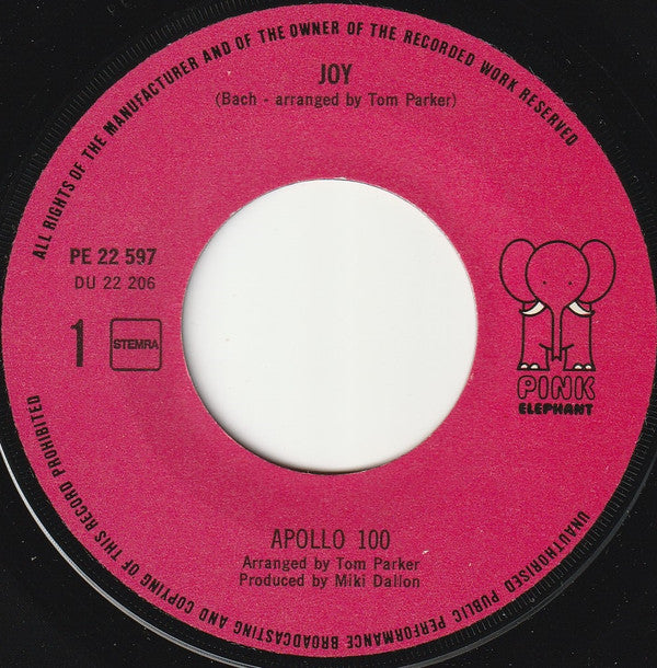 Apollo 100 : Joy (7", Single, Big)
