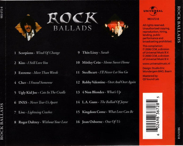 Various : Rock Ballads (CD, Comp)