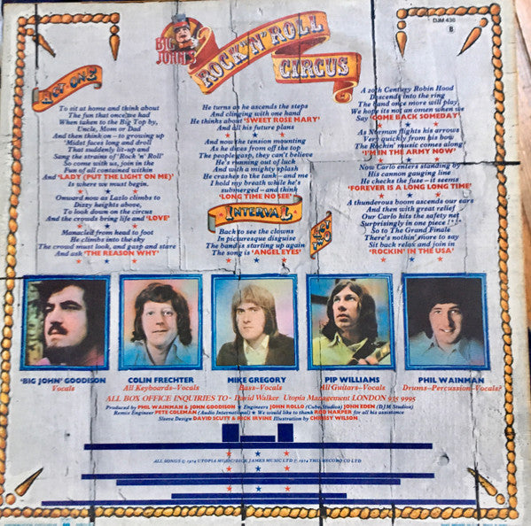 Big John's Rock 'N' Roll Circus : Big John's Rock 'n' Roll Circus (LP)