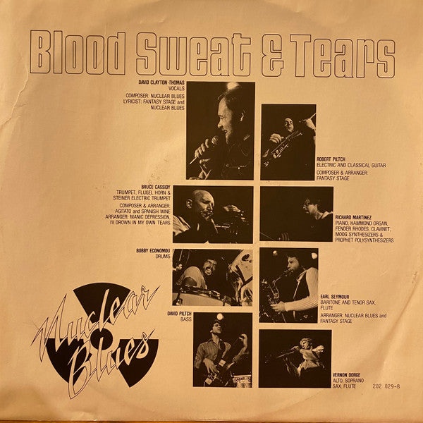 Blood, Sweat And Tears : Nuclear Blues (LP, Album)