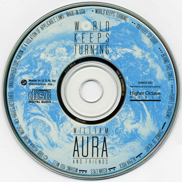 William Aura & Friends : World Keeps Turning (CD, Album)