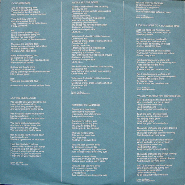 Albert Hammond : 99 Miles From L.A. (LP, Album)