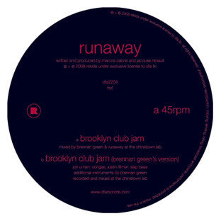 Runaway : Brooklyn Club Jam (12")