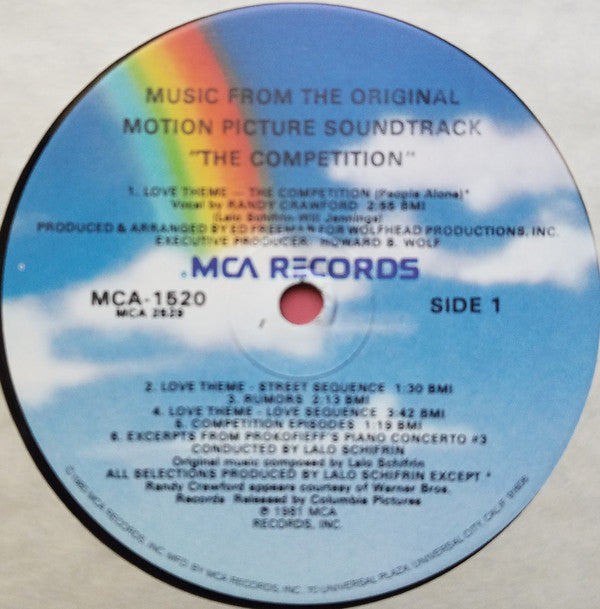 Lalo Schifrin : The Competition (Music From The Original Motion Picture Soundtrack) (LP)