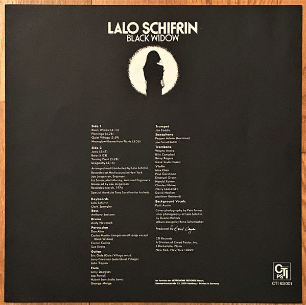 Lalo Schifrin : Black Widow (LP, Album)