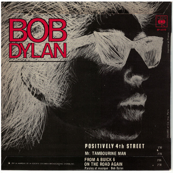 Bob Dylan : Positively 4th Street (7", EP)