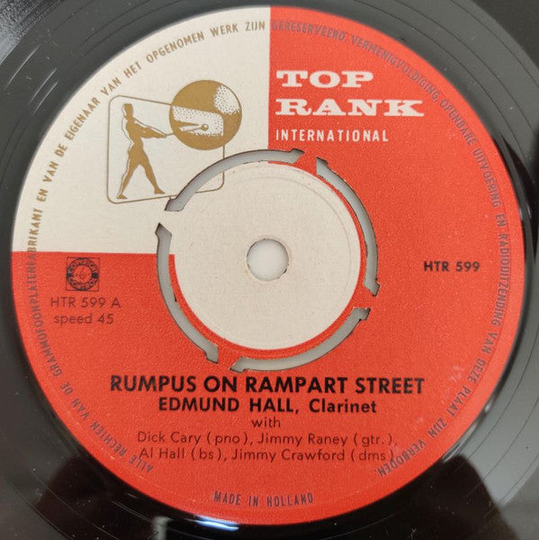 Edmond Hall : Jazz on single - Rumpus on Rampart Street/Swingin' (7")