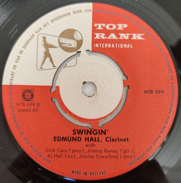 Edmond Hall : Jazz on single - Rumpus on Rampart Street/Swingin' (7")