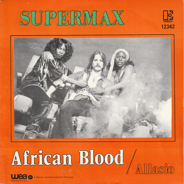 Supermax : African Blood (7", Single, Red)