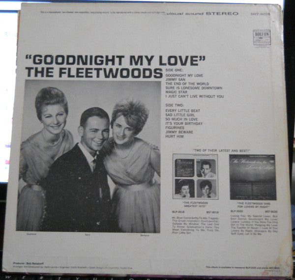 The Fleetwoods : Goodnight My Love (LP, Album)