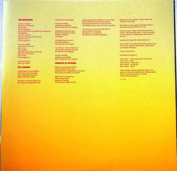 The Dream Syndicate : The Universe Inside (2xLP, Col)