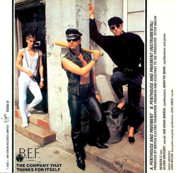 Heaven 17 : Penthouse And Pavement (12", Single, Bil)