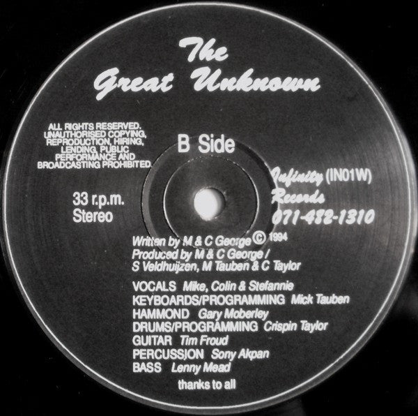 The Great Unknown : Status Symbol (12")