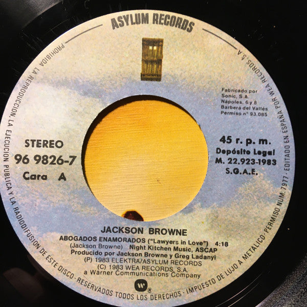 Jackson Browne : Abogados Enamorados (7", Single)