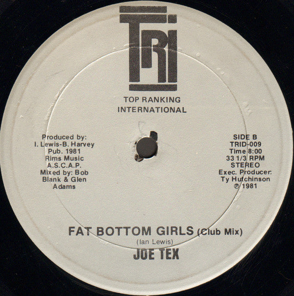 Joe Tex : Fat Bottom Girls (12")
