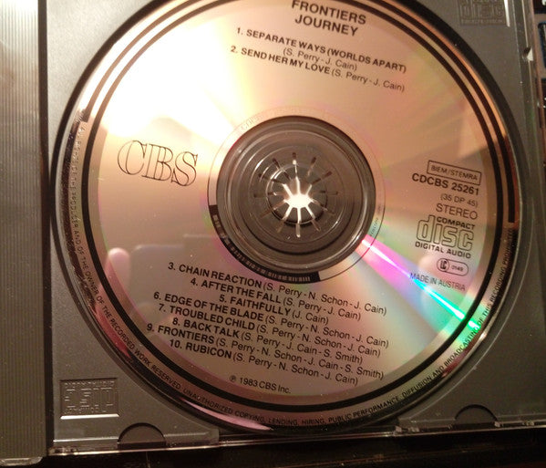 Journey : Frontiers (CD, Album, RE)