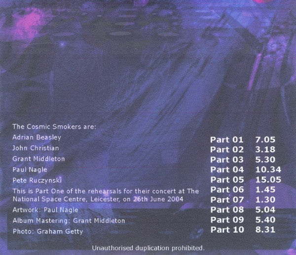 Cosmic Smokers : On Another Planet (CDr, Album)
