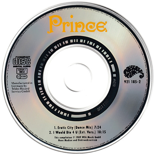 Prince : Erotic City / I Would Die 4 U (CD, Mini, Single)