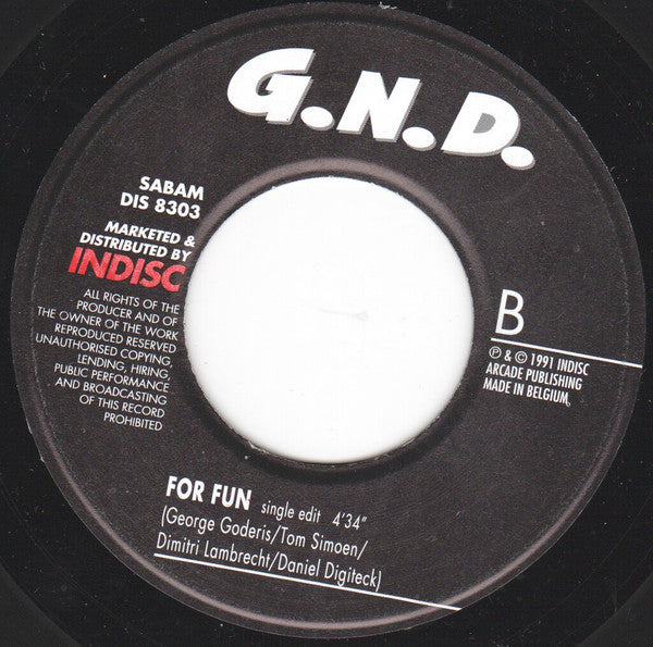G.N.D. : For Fun (7", Single)