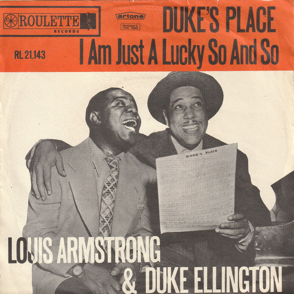 Louis Armstrong & Duke Ellington : Duke's Place (7", Single, Ora)