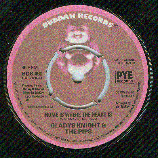 Gladys Knight And The Pips : Home Is Where The Heart Is (7", Single, Pus)