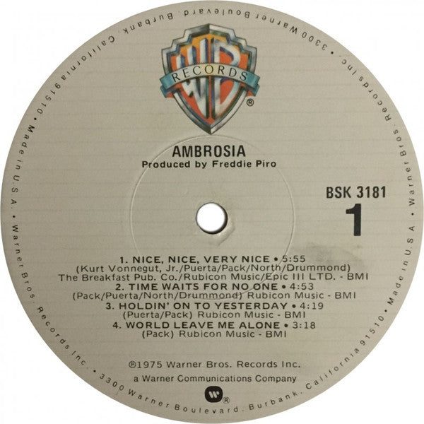 Ambrosia (2) : Ambrosia (LP, Album, RE, Win)