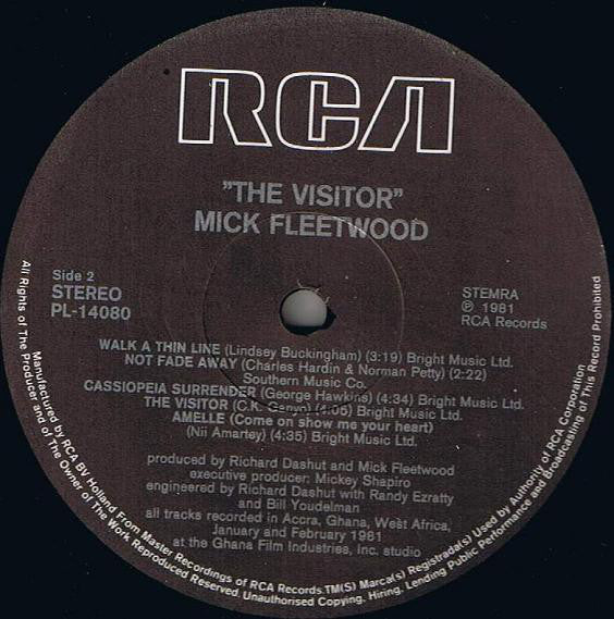 Mick Fleetwood : The Visitor (LP, Album, Gat)