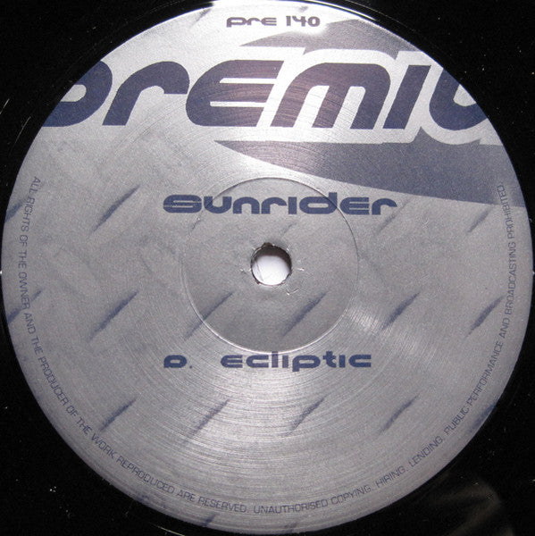 Sunrider : Ecliptic (12")