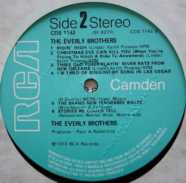 Everly Brothers : The Everly Brothers (LP, Album, RE)