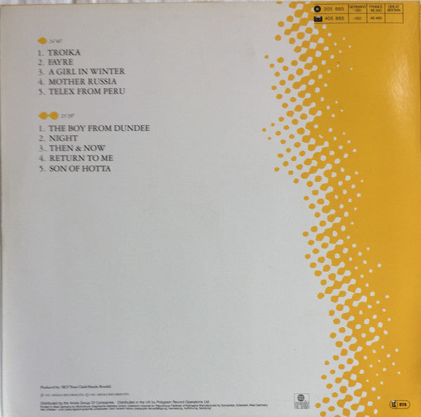 Sky (4) : "Cadmium..." (LP, Album)