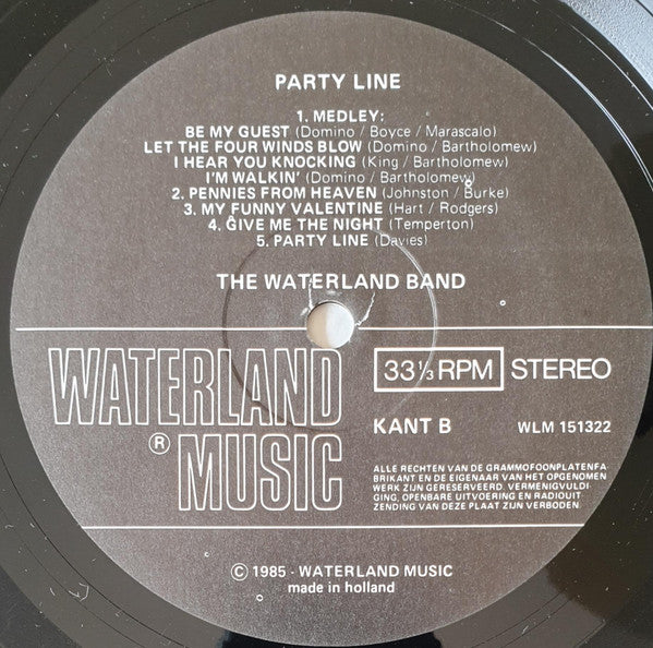 The Waterland Band : Party Line (LP, Album)