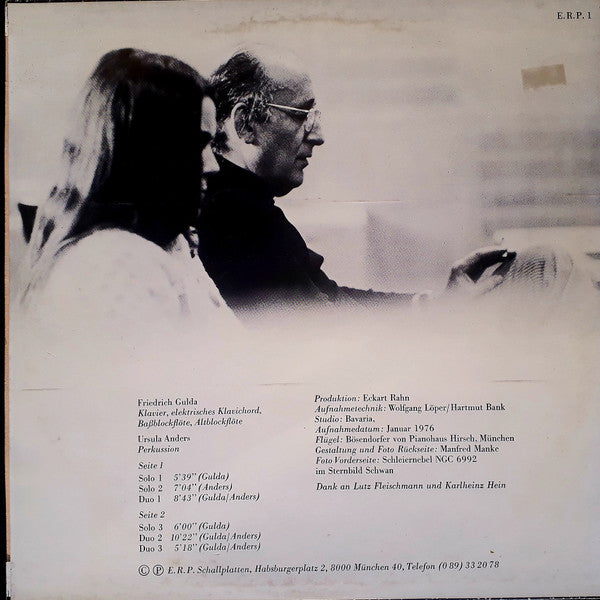 Friedrich Gulda : Gegenwart (LP, Album)