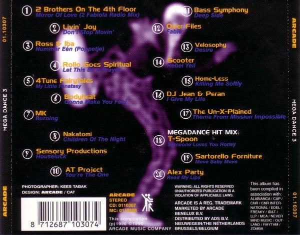 Various : Mega Dance 3 (CD, Comp, P/Mixed)