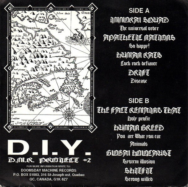 Various : Quebec Crusade For Auditive Savagery Proliferation!! (7", EP, Comp)