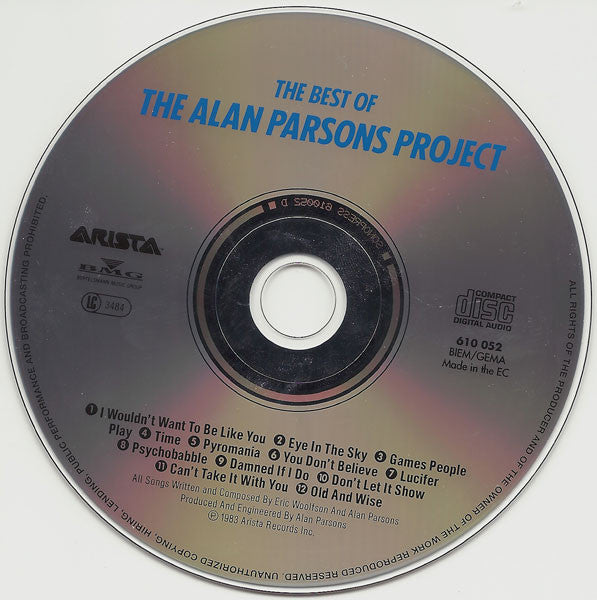 The Alan Parsons Project : The Best Of The Alan Parsons Project (CD, Comp, RM)